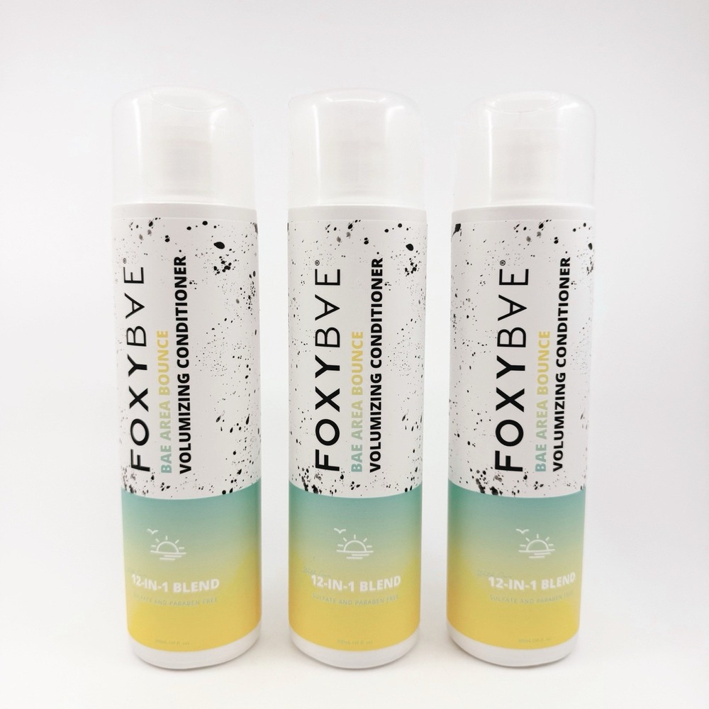 FoxyBae 3 PACK Bae Area Bounce Volumizing Conditioner 12 oz Exp 07/2027 SEALED
